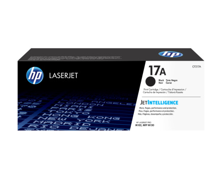 HP 17A Black Laser Toner Cartridge, 1600 pages, for HP LaserJet Pro M102a, M130a