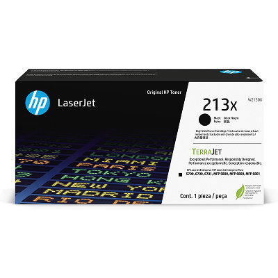 HP original toner W2130X, HP 213X, black, 9000p, high capacity round