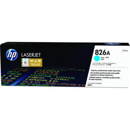 HP Tonerpatrone - CF311A - No.826A - cyan - 31.500Seiten