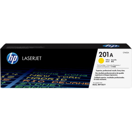 HP 201A original Toner cartridge CF402A yellow 1.330 pages standard capacity
