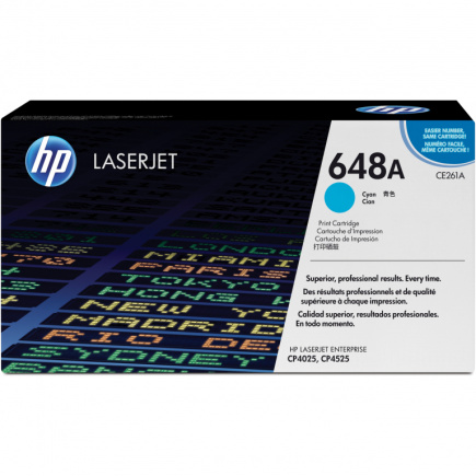 HP Toner 648A CE261A Cyan bis zu 11.000 Seiten