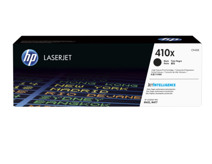 HP 410X High Capacity Black Lase Toner Cartridge, 6500 pages, for HP LaserJet Pro M452, LaserJet Pro M477