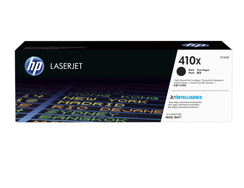 HP 410X High Capacity Black Lase Toner Cartridge, 6500 pages, for HP LaserJet Pro M452, LaserJet Pro M477