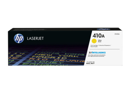 HP 410A Yellow Laser Toner Cartridge, 2300 pages, for HP LaserJet Pro M452, LaserJet Pro M477