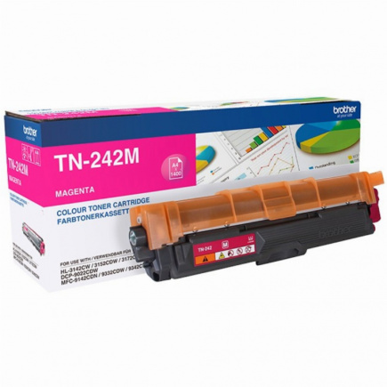 Brother Toner TN-242M Magenta bis zu 1.400 Seiten nach ISO/IEC 19798