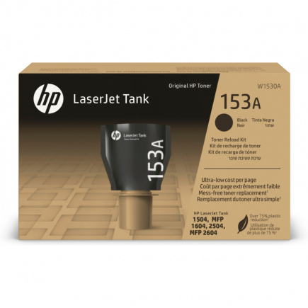 HP 153A Black Original LaserJet Tank Toner Reload Kit 128812