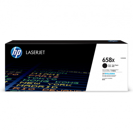 HP 658X Black LaserJet Toner Cartridge