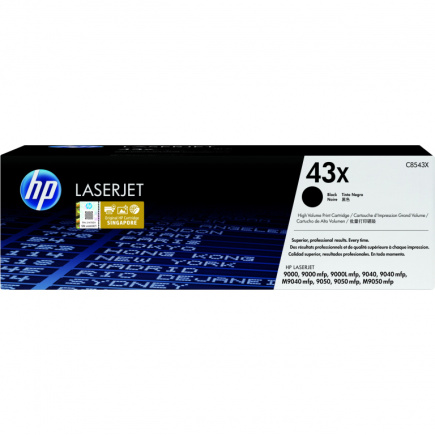 HP 43X original LaserJet original Toner cartridge C8543X black high capacity 30.000 pages 1-pack