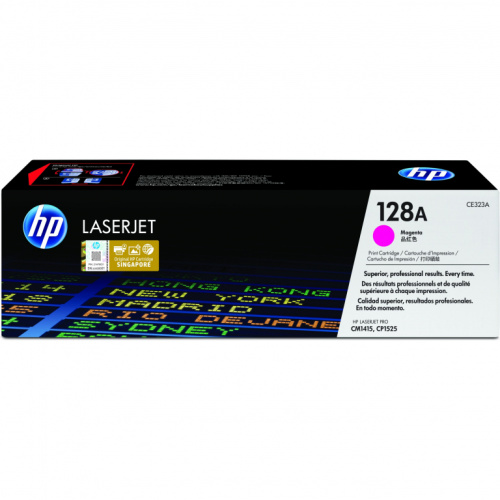 HP 128A original LaserJet Toner cartridge CE323A magenta standard capacity 1.300 pages 1-pack
