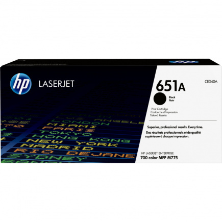 HP 651A original Toner cartridge CE340A black standard capacity 13.500 pages 1-pack
