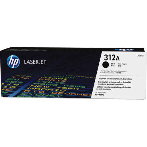 HP 312A original Toner cartridge CF380A black standard capacity 2.400 pages 1-pack