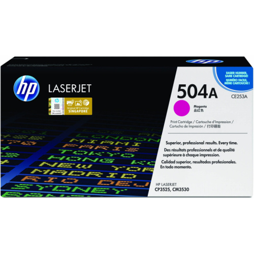 HP 504A original Colour LaserJet Toner cartridge CE253A magenta standard capacity 7.000 pages 1-pack ColorSphere