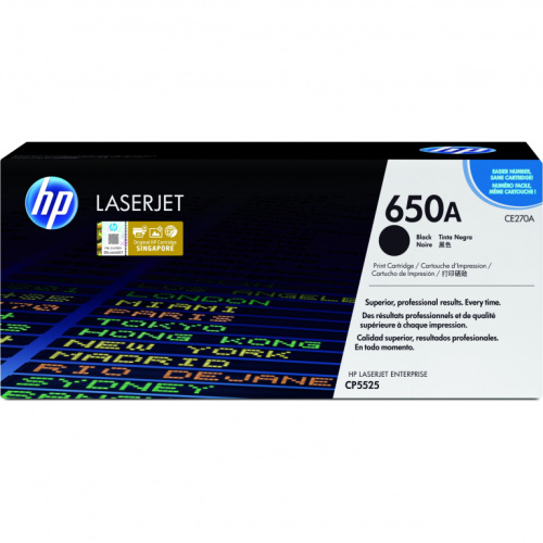HP original Colour LaserJet CE270A Toner cartridge black standard capacity 13.500 pages 1-pack