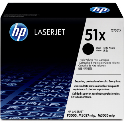 HP Q7551X XL Must (Verpackung beschädigt)