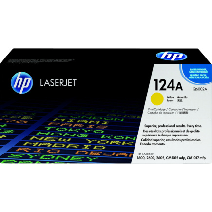 HP Toner 124A Q6002A Gelb