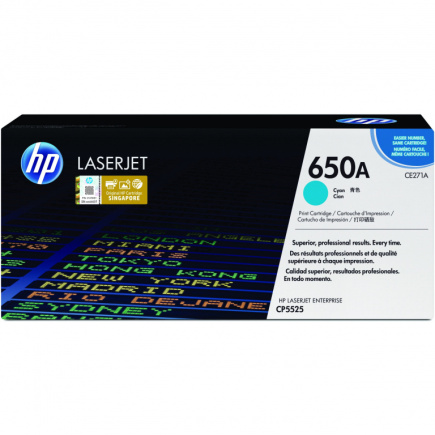 HP original Colour LaserJet CE271A Toner cartridge cyan standard capacity 15.000 pages 1-pack