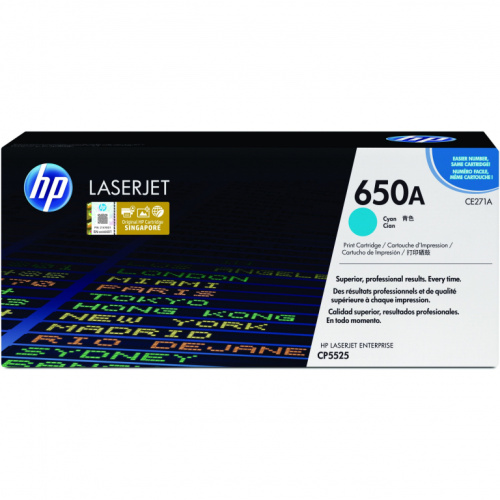 HP original Colour LaserJet CE271A Toner cartridge cyan standard capacity 15.000 pages 1-pack