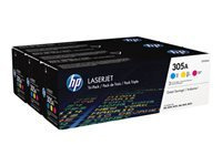HP Toner 305A CYM Tri-Pack M351 M451 M375 M475