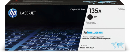 HP 135A Black Toner Cartridge, 1100 pages, for HP LaserJet M209, Laserjet M234