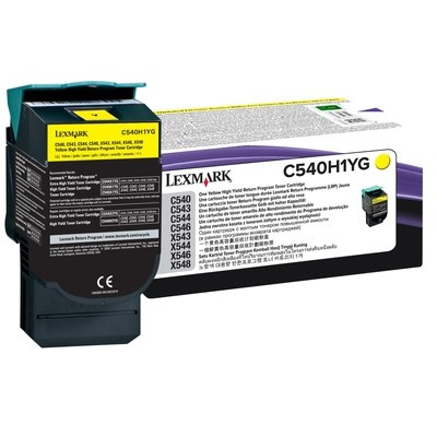 LEXMARK Toner gelb Rck. C54x/X54x ca. 2.000 S.