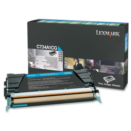 LEXMARK Toner cyan Rck. C73x/X73x ca. 6.000 S.