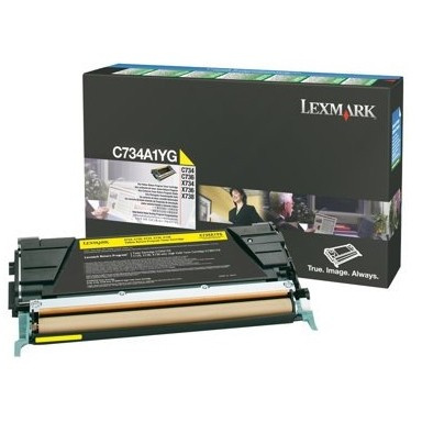 LEXMARK Toner gelb Rck. C73x/X73x ca. 6.000 S.