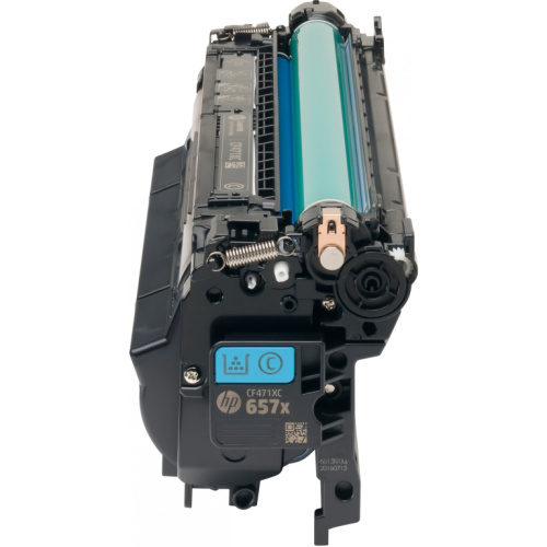 HP 657X original LaserJet Toner cartridge CF471X Cyan High Yield