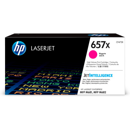 HP 657X original LaserJet Toner cartridge CF473X Magenta High Yield