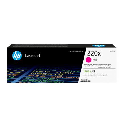 HP 220X High Capacity Magenta Toner Cartridge, 5500 pages, for HP Color LaserJet Pro 4301, 4302, 4303