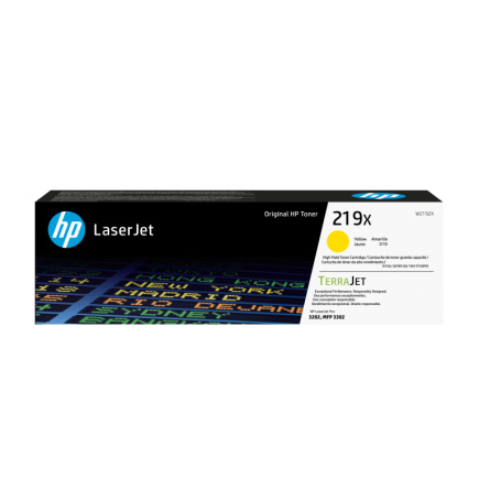 HP TerraJet original toner W2192X, HP 219X, yellow, 2500p, high capacity