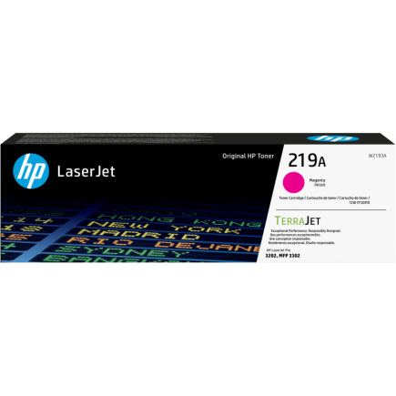 HP 219A Magenta Original LaserJet Toner Cartridge 284691