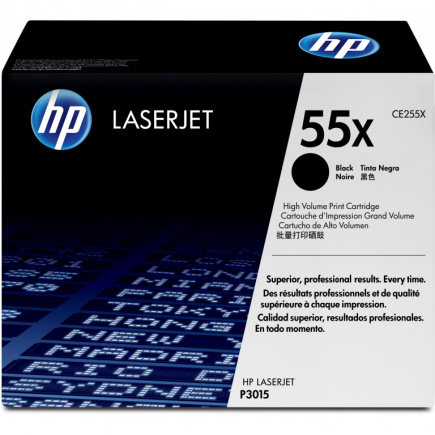 HP original LaserJet Toner cartridge CE255X Must standard capacity 12.500 pages 1-pack