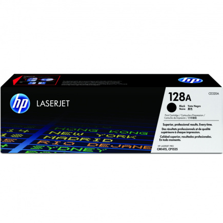 HP 128A original LaserJet Toner cartridge CE320A Черный standard capacity 2.000 pages 1-pack