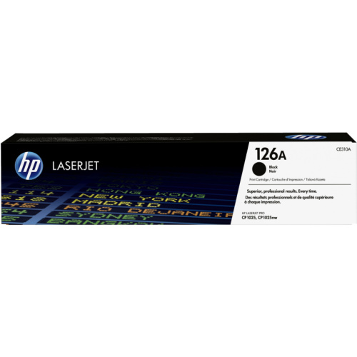 HP 126A original LaserJet Toner cartridge CE310A Must standard capacity 1.200 pages 1-pack