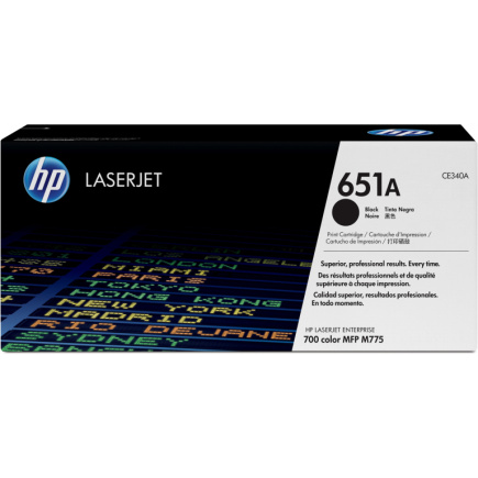 HP 651A original Toner cartridge CE340A Must standard capacity 13.500 pages 1-pack