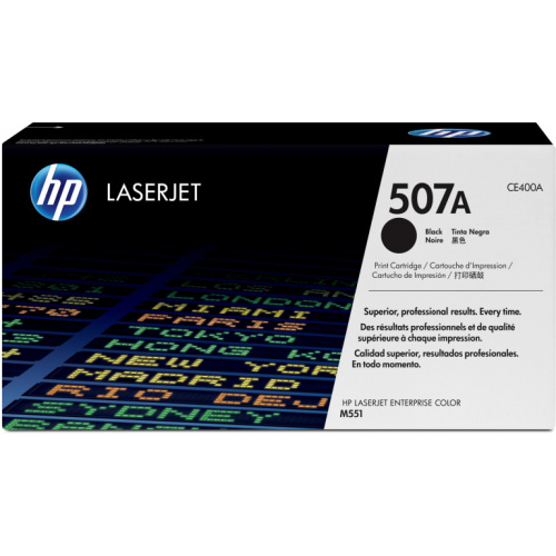 HP 507A original original Toner cartridge CE400A Must standard capacity 5.500 pages 1-pack