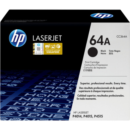 HP 64A original LaserJet Toner cartridge CC364A Must standard capacity 10.000 pages 1-pack Smart Printing Technology