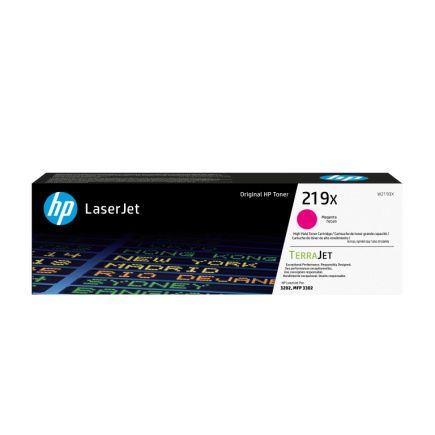 HP TerraJet original toner W2193X, HP 219X, magenta, 2500p, high capacity