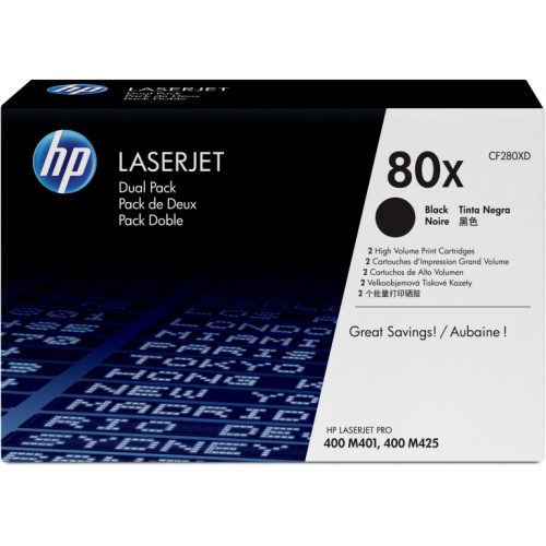 HP original Toner cartridge CF280XD Черный high capacity 2 x 6.900 pages 2-pack