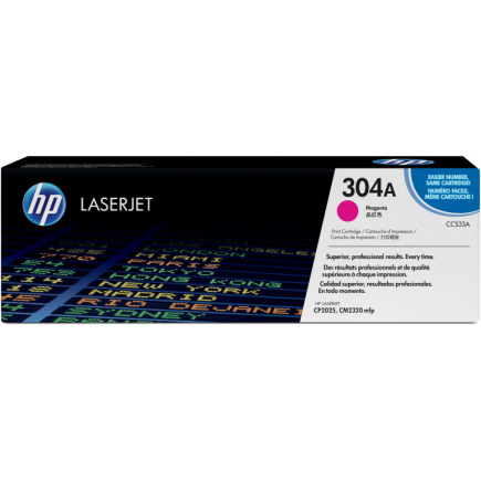 HP 304A original Colour LaserJet Toner cartridge CC533A magenta standard capacity 2.800 pages 1-pack ColorSphere