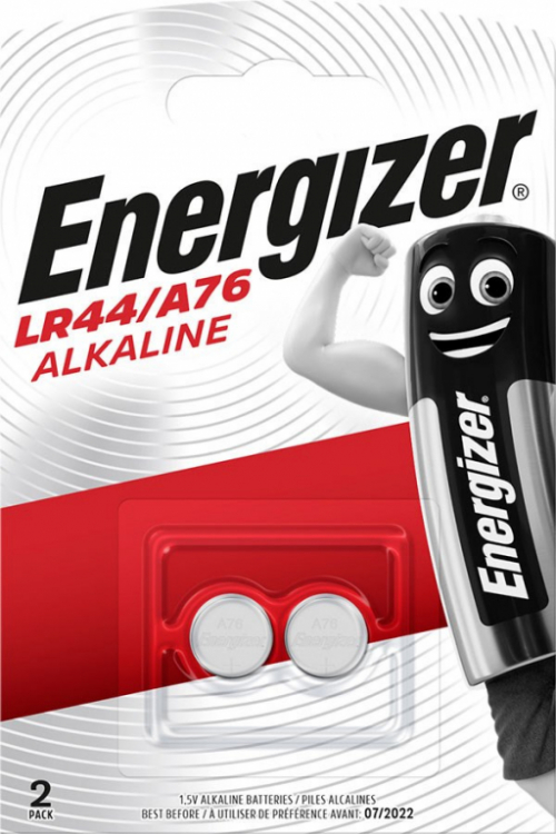 ENERGIZER BATTERIES ALKALINE SPECIALTY LR44/ A76 2 PIECES 1,5V