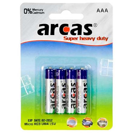 Arcas | AAA/R03 | Super Heavy Duty | 4 pc(s)