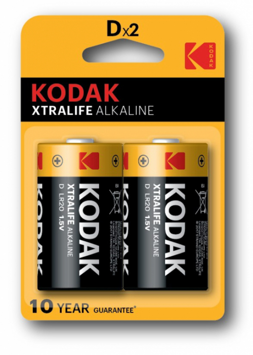 Kodak KDXLR20PB2 Single-use battery D Alkaline