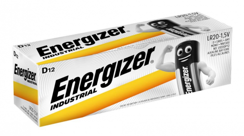 ENERGIZER BATTERIES  INDUSTRIAL PRO D LR20 1.5V 12 PCS