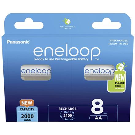 Panasonic | ENELOOP BK-3MCDE/8BE | AA | 2000 mAh | 8 pc(s)