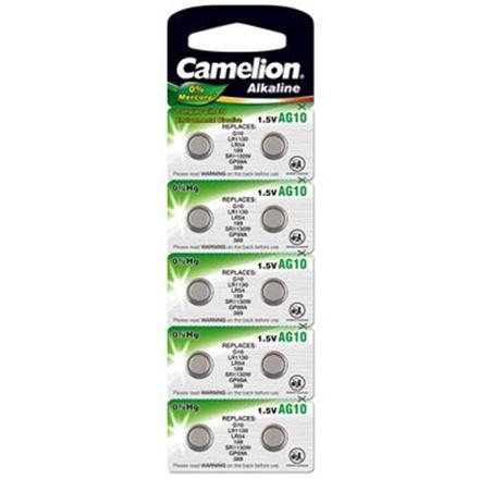 Camelion | AG10/LR54/LR1130/389 | Alkaline Buttoncell | 10 pc(s)