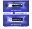5 x alkaline batteries everActive 27A 12V- blister 5 pcs.