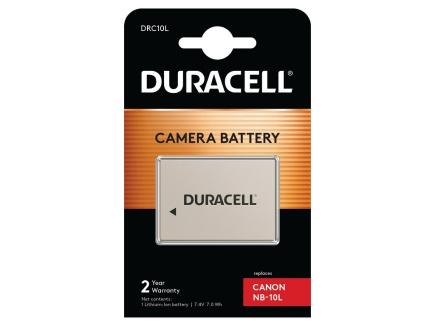 Duracell Camera Battery - replaces Canon NB-10L Battery
