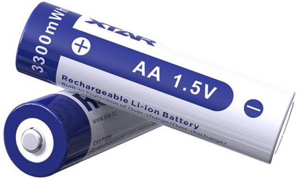 Rechargeable batteries R06 / AA 1.5V Xtar 2200mAh (box of 4 pcs) with protection