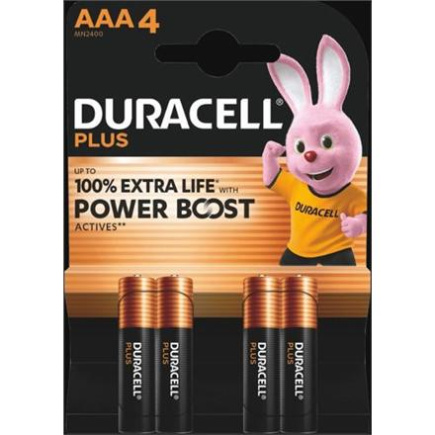 DURACELL Plus Boost MN2400 AAA BL4 | Duracell